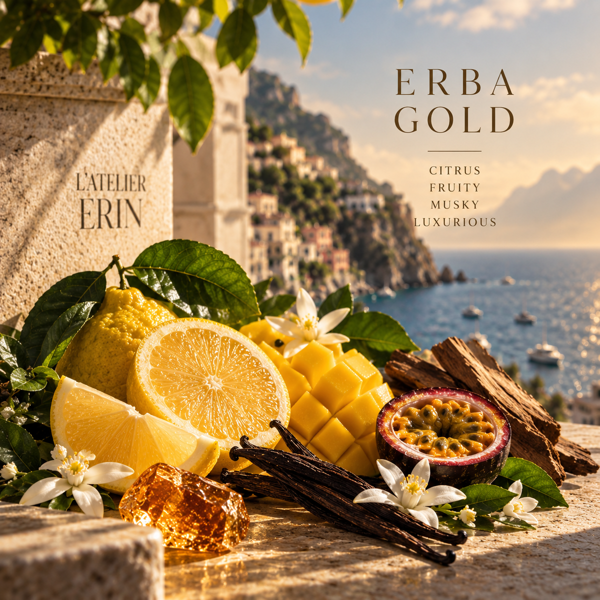 Sospiro Erba Gold Muadili – Meyvemsi, Ferah ve Sofistike Unisex Parfüm